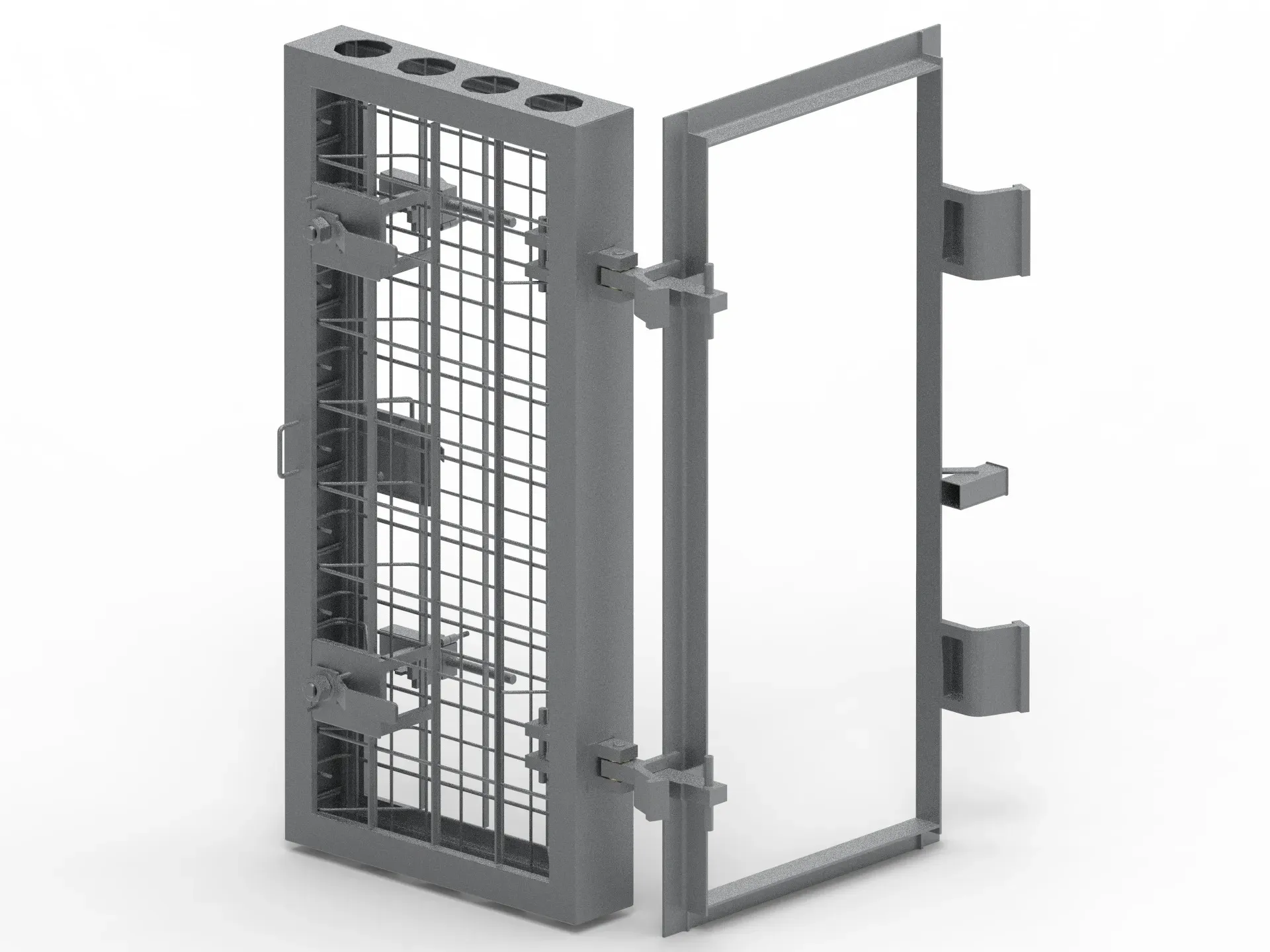 Armoured door type PT-3 120x220x20