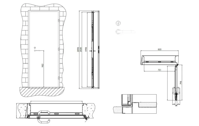 MD Explosion-proof doors for shelters and other security rooms. — 2