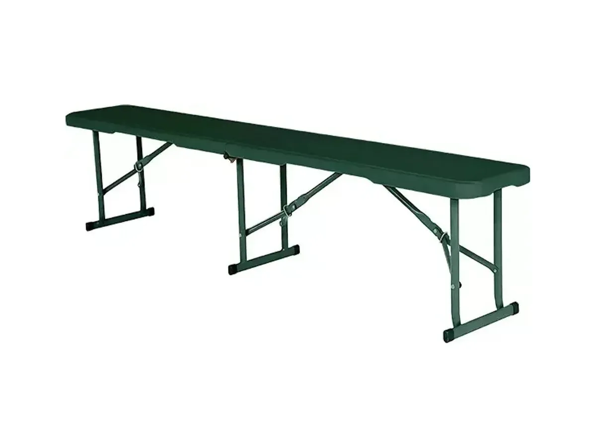 Folding bench 180 green