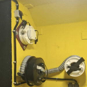 NBC SAFE 360 filtrēšanas un ventilācijas sistēma mazām patvernēm.